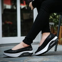 Tenisice Aaiaymet Womens Works Fashion Women Air jastuk Platforma Cipele Shake cipele Slip Sport, crni