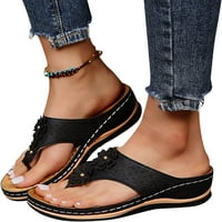 Ortopedske sandale za žene, papuče za hodanje sa lukom podržavaju sandale za prozračnu sandalu flop