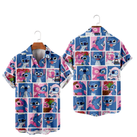 Prilagođeni Disney Stitch kratki rukav ležerni majica majica modne majice za djecu i odrasle