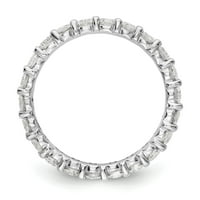 2. CT. Prirodni dijamant ženski vječni godišnjica vjenčani prsten za vjenčanje u bijelom zlatu 14k