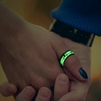 Osobno personalizirano boju bljeskalice svjetlosni prsten europski i američki prsten