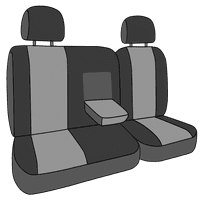 Caltrend Stražnji split klupa Neoprene prekrivači sjedala za 2012 - Nissan Frontier - NS163-04PA plavi
