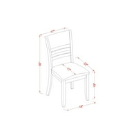 Kenley blagovaonica sa listom i sigurnosnim stolicama - espresso, broj predmeta: 7, oblik: ovalni, stil: