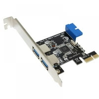 SweetCandy New USB 3. PCI-E adapter za proširenje kartice vanjski port USB3. HUB Interni PIN zaglavlja PCIe Card PIN IDE priključak za napajanje