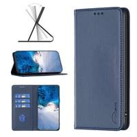 Omotni poklopac za Samsung Galaxy A 5G, otporna na kožu od preklopnog flip folio futrola s držačima
