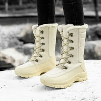 SNGXGN WOMENS Snow Coot prekrivene kratke zimske vanjske vodootporne hoda cipele na platformi Žene Boots,
