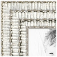 ArttoFrames Bright Silver Slike Frame, srebrni okvir za drvo