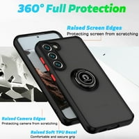 za Samsung Galaxy S Plus futrolu, zaštitni mat bock futrola magnetna za nosač za automobile sa 360 °
