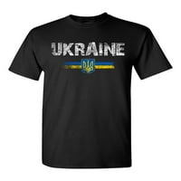 Vintage Ukrajina Ukrajinska zastava Pride za odrasle za odrasle DT majica Tee