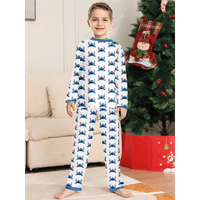 Dječački dugi rukavi, božićni pidžami setovi