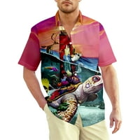 Svjetski okeanski dan tematske majice, majice 3D print Street casual kratki rukav smiješni pokloni Donje