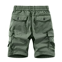 Muški kratke hlače od pamuka sa džepovima Fit Classic Comfort Casual Custom Shorts