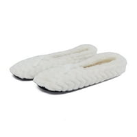 Daefulne dame zimske papuče meko plišane tople cipele klizanje na papuče na otvorenom ugodne lagane