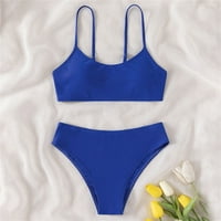 Rovga ljetna djevojačka kupaći kostimi djevojke dva kupa kupanja sportski viki bikini set kupaći odijelo