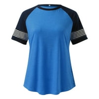 B91XZ pamučne košulje za žene Žene kratkih rukava s kratkim rukavima Košulje od labave ležerne majice