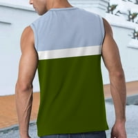 Petort majice za muškarce Trendy Ljeto Muška majica Hop uzorak Fitness bez rukava Print Modna majica