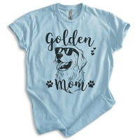 Majica Zlatne mame, Unise ženska majica, Zlatni retriver Vlasnik, Najbolja pasa MOM poklon, Heather