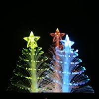 Optičko vlakno šareno božićno stablo šarene noćno svjetlo, LED boja mijenja noćnu svjetiljku, spavaća soba, spavaća soba kućni dekor Božićni praznični poklon za rođendanski poklon