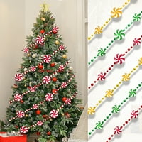 Božićni ukras Realistična izgleda svijetla boja Boja otporna na bledi i atmosferu Plastika šarena umjetna