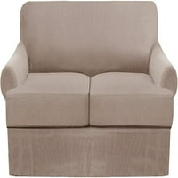 Derong T-jastuk Sofa navlaka za poklopac jacquard rasteza na razvlačenje na kauč na kaučje elastični