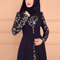 Ženska haljina kaftana arapska Jilbab Abaya čipkasti šivanje maxi haljina Napomena Kupite jednu ili