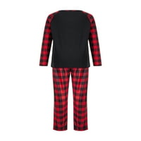 Sunost božićne pidžame za obitelj podudaranje božićnih pidžama Xmas Klasični pleteni podudaranje PJS