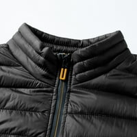 SHPWFBE jakne za muškarce jesen i zimski slobodno vrijeme plus veličina svjetlo Zip džep pamuk-podstavljeni