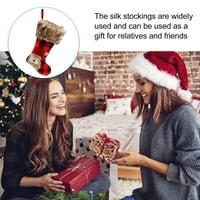 Privjesci za božićne drvve crtane božićne čarape kreativne poklon torbe