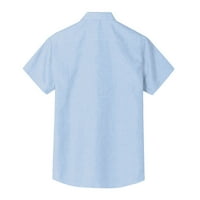 Ljetni trendovski čišćenje muški košulje i ljetni muški povremeni obični majica s kratkim rukavima Labavi