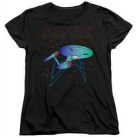 Star Trek & Neon Trek Ženska majica kratkih rukava, crna - 2x