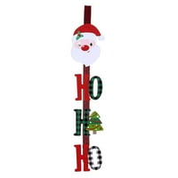 Božićni ukrasi Vertikalna traka drvena slova Old MAN Privjesak za privjesak za dobrodošlicu Viseći kreativni
