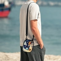 WOLF PRINT Sportska torba za praćenje Crossbody Podesivi ramena ruksak na otvorenom Kompletni koksak