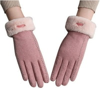 50% popusta za čišćenje Ženske zimske rukavice Topla dodirna zaslona Rukavice Vjetrootporne rukavice