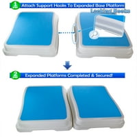 Prijenosna kupaonica Korak podrške platforme - Spakiranje i prostirljiva mat - otporna na povišenje