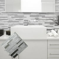RuibeAuty 3D mozaik zidna naljepnica za samoljepljivanje naljepnica Početna Kuhinja Dekoracija kupaonice