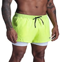 Muške bodybuilding kratke hlače 2-ukidanje kratkih hlača suha fit prozračna aktivna obuka vježbanje