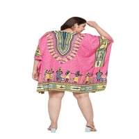 Oussum ženske plus veličine kaftana kratka tunika ¾ rukav kimono caftan haljine na mreži