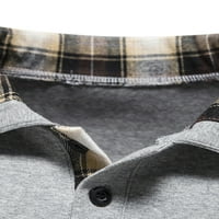 Capreze Muškarcijska dizajnerska majica Tunic rever modni dugi rukav casual pulover dizajn tanka fit