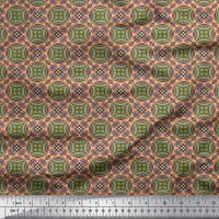 Soimoi modalno satenska tkanina Geometrijska i mandala kaleidoskop dekor tkanina Široko dvorište