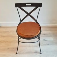U okruglom u gustom plišanim velvet stolica jastuk sjedala sa ručkom za baru stolica kuhinja trpezarija