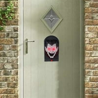 Halloween Dekoracija, Halloween Doorbell, Animirani lubanje Halloween Dekor sa sablasnim zvukovima,