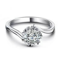Ženski prsten, prsten od prsta sjajnog remena elektroplata finog obrtaja ublažavajućeg otpornosti otporno