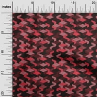 Onuone Rayon crvene tkanine sažeci šivaći materijal za ispis tkanine sa dvorištem