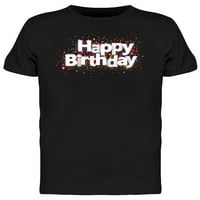 Sretan rođendan sa konfetima majicama - Mumbe-majica shutterstock, muško 3x-velika