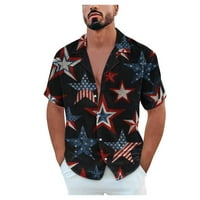 Muška majica Muške havajske majice Dan neovisnosti Zabava Šareni kratki rukav do majica Tropical Holiday