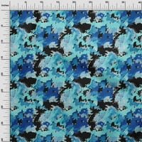 Onuone pamučne svilene srednje plave tkanine kravata za krave šivene dizalice Tkanini otisci sa dvorištem