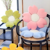 Jiaroswwei Trodimenzionalni sjedeći jastuk prozračni plišani jastuk za bacanje u obliku cvijeta za ured