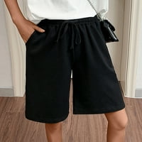 Kratke hlače za žene, nacrtajući elastični struk labav čvrsti kratke hlače Proljeće štedne čišćenje