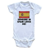 Neko u Španjolskoj voli me španjolska zastava baby bodysuit