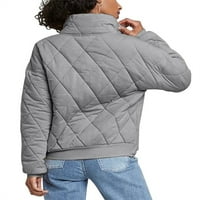 Zimska ležerna postolja Žene topli pamučni pamučni kaput jakna sa džepom